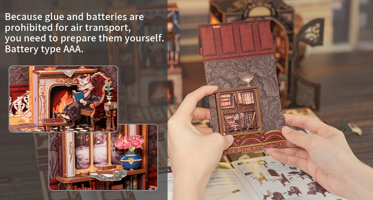 CUTEBEE Count Cat's Study